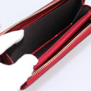 GUCCI Long Wallet Patent Leather Red Gold 308005 Auth 198762A-18