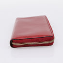 GUCCI Long Wallet Patent Leather Red Gold 308005 Auth 198762A-4