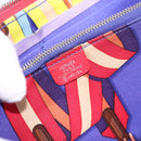 HERMES Azap Long Silk Inn Long Wallet Leather Red Silver Auth 198763-21