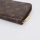 LOUIS VUITTON Monogram Zippy Wallet Long Wallet M42616 LV Auth 198765-15
