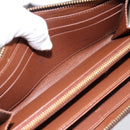LOUIS VUITTON Monogram Zippy Wallet Long Wallet M42616 LV Auth 198765-10