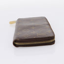 LOUIS VUITTON Monogram Zippy Wallet Long Wallet M42616 LV Auth 198765-4