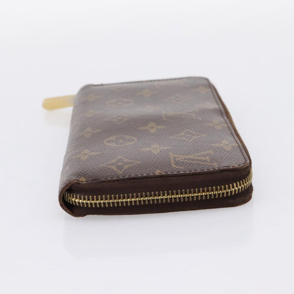 LOUIS VUITTON Monogram Zippy Wallet Long Wallet M42616 LV Auth 198765