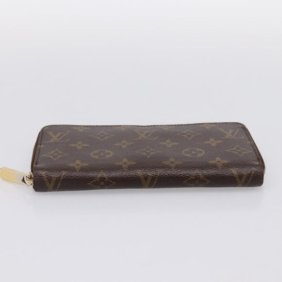 LOUIS VUITTON Monogram Zippy Wallet Long Wallet M42616 LV Auth 198765