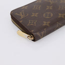 LOUIS VUITTON Monogram Zippy Wallet Long Wallet M42616 LV Auth 198765-14