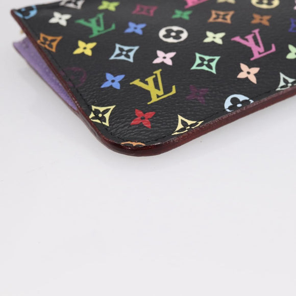 LOUIS VUITTON Monogram Multicolor Pochette Cles NM Purse M60279 Auth 198771V