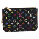 LOUIS VUITTON Monogram Multicolor Pochette Cles NM Purse M60279 Auth 198771V-13