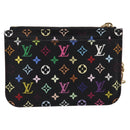 LOUIS VUITTON Monogram Multicolor Pochette Cles NM Purse M60279 Auth 198771V-2