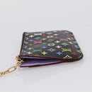 LOUIS VUITTON Monogram Multicolor Pochette Cles NM Purse M60279 Auth 198771V-3