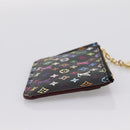 LOUIS VUITTON Monogram Multicolor Pochette Cles NM Purse M60279 Auth 198771V-4