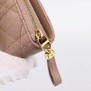 Christian Dior Canage Scarlet Wallet Lamb Skin Pink Auth 198778M-12