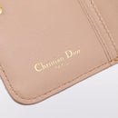 Christian Dior Canage Scarlet Wallet Lamb Skin Pink Auth 198778M-14