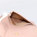 Christian Dior Canage Scarlet Wallet Lamb Skin Pink Auth 198778M-19