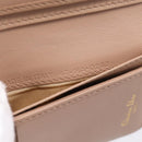 Christian Dior Canage Scarlet Wallet Lamb Skin Pink Auth 198778M-22