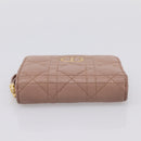 Christian Dior Canage Scarlet Wallet Lamb Skin Pink Auth 198778M-7