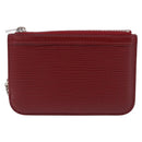 LOUIS VUITTON Epi Pochette Cles Coin Purse Ruby LV Auth 198779A-13
