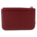 LOUIS VUITTON Epi Pochette Cles Coin Purse Ruby LV Auth 198779A-2