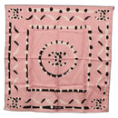 CHANEL Scarf Silk Pink CC Auth 198781V-1