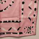 CHANEL Scarf Silk Pink CC Auth 198781V-10