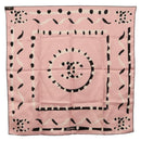 CHANEL Scarf Silk Pink CC Auth 198781V-12