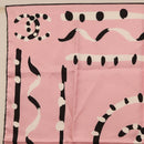 CHANEL Scarf Silk Pink CC Auth 198781V-2