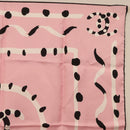 CHANEL Scarf Silk Pink CC Auth 198781V-4