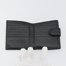 GUCCI Interlocking G Compact Wallet Leather Outlet Black 598167 Auth 198786A-16