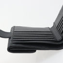 GUCCI Interlocking G Compact Wallet Leather Outlet Black 598167 Auth 198786A-19