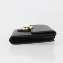 GUCCI Interlocking G Compact Wallet Leather Outlet Black 598167 Auth 198786A-4