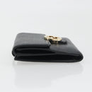 GUCCI Interlocking G Compact Wallet Leather Outlet Black 598167 Auth 198786A-5