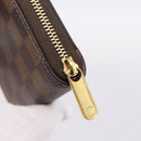 LOUIS VUITTON Damier Ebene Zippy Coin Purse N40721 LV Auth 198788M-8