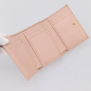 GUCCI GG Marmont Compact Wallet Leather Pink Gold 474746 Auth 198790A-14