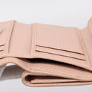 GUCCI GG Marmont Compact Wallet Leather Pink Gold 474746 Auth 198790A-17