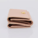 GUCCI GG Marmont Compact Wallet Leather Pink Gold 474746 Auth 198790A-4