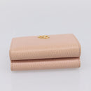 GUCCI GG Marmont Compact Wallet Leather Pink Gold 474746 Auth 198790A-6