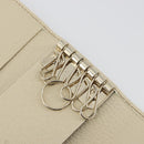 GUCCI GG Canvas Key Case Beige Gold 127048 1147 Auth 198792A-20