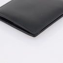 GUCCI GG Marmont Compact Wallet Leather Black Silver 428725 Auth 198795A-11