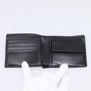 GUCCI GG Marmont Compact Wallet Leather Black Silver 428725 Auth 198795A-14