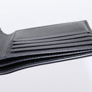 GUCCI GG Marmont Compact Wallet Leather Black Silver 428725 Auth 198795A-15
