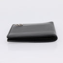 GUCCI GG Marmont Compact Wallet Leather Black Silver 428725 Auth 198795A-6
