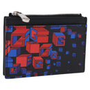 GUCCI Square G Space Coin Purse PVC Black Silver 628471 Auth 198796M-1