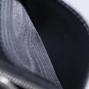 GUCCI Square G Space Coin Purse PVC Black Silver 628471 Auth 198796M-10