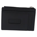 GUCCI Square G Space Coin Purse PVC Black Silver 628471 Auth 198796M-2