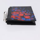 GUCCI Square G Space Coin Purse PVC Black Silver 628471 Auth 198796M-4