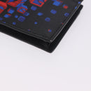 GUCCI Square G Space Coin Purse PVC Black Silver 628471 Auth 198796M-14