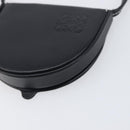 LOEWE Neck Coin Pouch Leather Black Auth 198798A-9