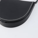 LOEWE Neck Coin Pouch Leather Black Auth 198798A-16