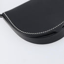 LOEWE Neck Coin Pouch Leather Black Auth 198798A-17