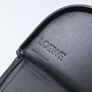 LOEWE Neck Coin Pouch Leather Black Auth 198798A-19