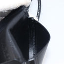 LOEWE Neck Coin Pouch Leather Black Auth 198798A-20